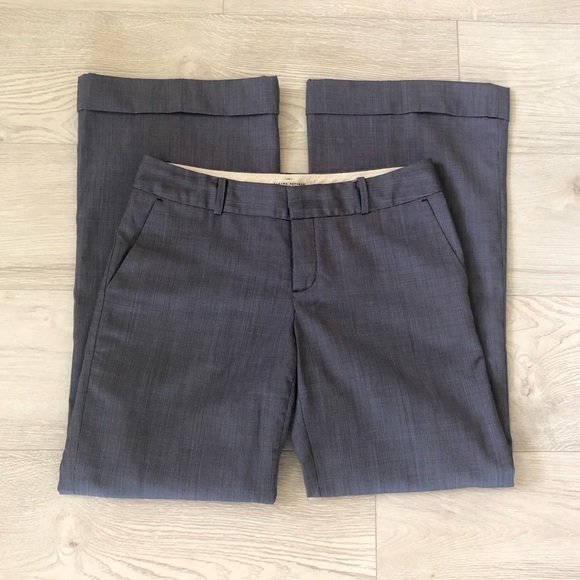 Banana Republic Pants - Banana Republic Ryan Fit Navy Wool blend Cuffed Dress Pants